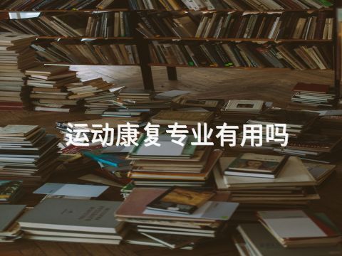 运动康复专业有用吗(图1) 运动康复专业有用吗(图1)