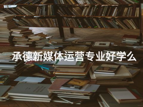 承德新媒体运营专业好学么(图1)