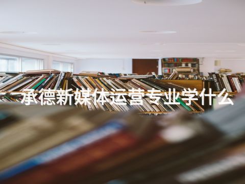 承德新媒体运营专业学什么(图1) 承德新媒体运营专业学什么(图1)