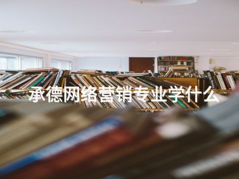 承德网络营销专业学什么(图1) 承德网络营销专业学什么(图1)