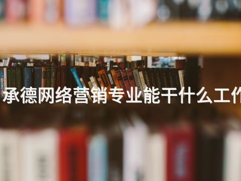 承德网络营销专业能干什么工作(图1)