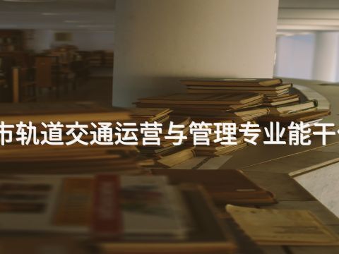 唐山城市轨道交通运营与管理专业能干什么工作(图1) 唐山城市轨道交通运营与管理专业能干什么工作(图1)