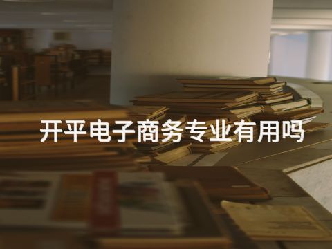 开平电子商务专业有用吗(图1) 开平电子商务专业有用吗(图1)
