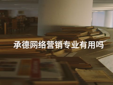 承德网络营销专业有用吗(图1) 承德网络营销专业有用吗(图1)