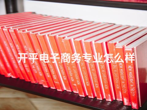 开平电子商务专业怎么样(图1) 开平电子商务专业怎么样(图1)