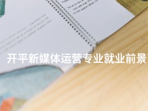 开平新媒体运营专业就业前景(图1) 开平新媒体运营专业就业前景(图1)