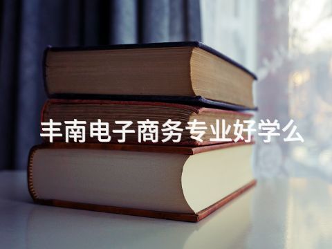 丰南电子商务专业好学么(图1)