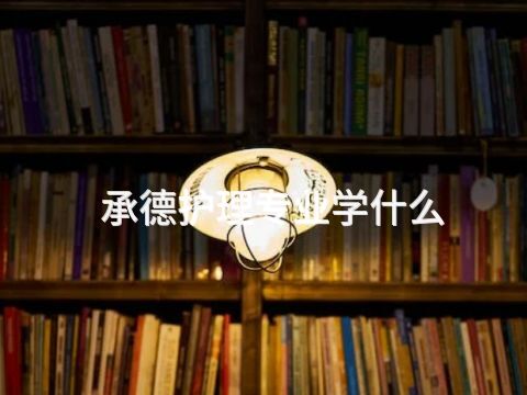 承德护理专业学什么(图1) 承德护理专业学什么(图1)