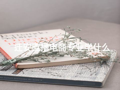 迁安直播电商专业学什么(图1)
