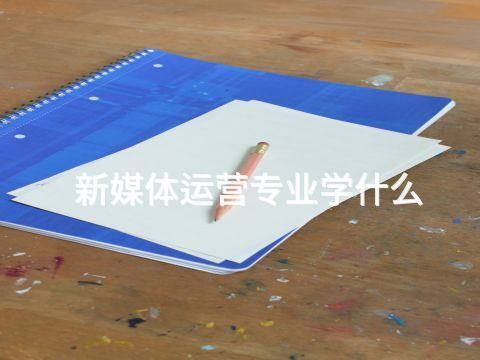 新媒体运营专业学什么(图1)