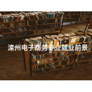 滦州电子商务专业就业前景
