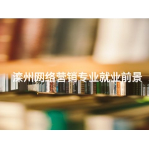滦州网络营销专业就业前景