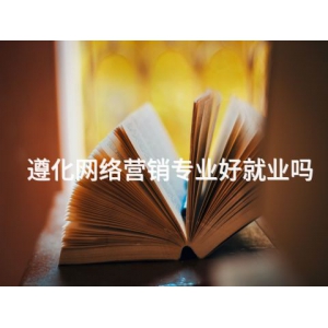 遵化网络营销专业好就业吗