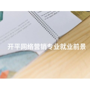 开平网络营销专业就业前景