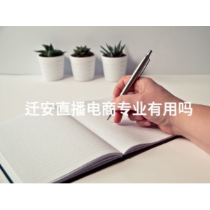 迁安直播电商专业有用吗